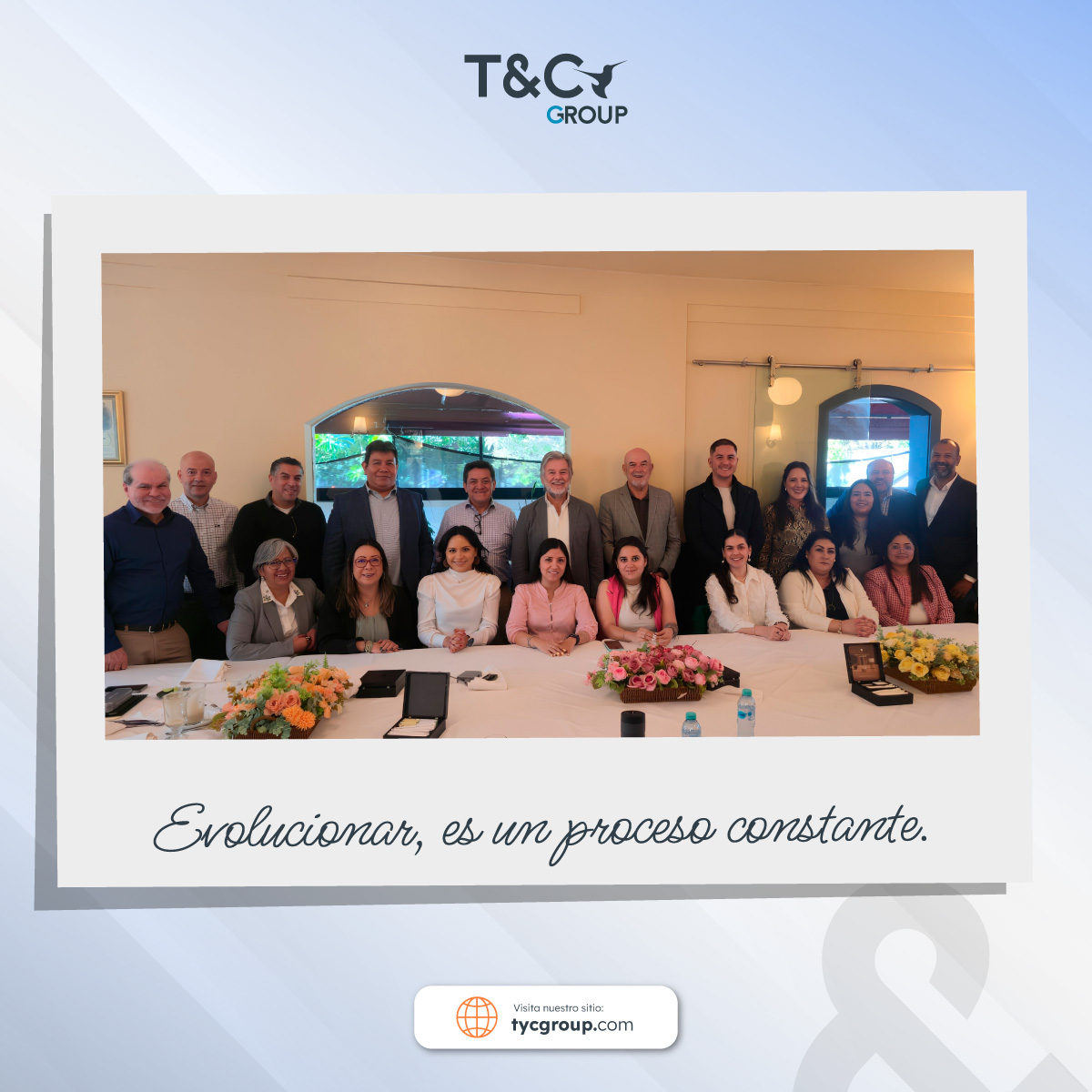 Nos reunimos para algo clave:
Cómo ser mejores como empresa… para nuestro equipo, nuestros clientes, nuestros proveedores y la sociedad.
Porque evolucionar no es una meta, es un proceso constante