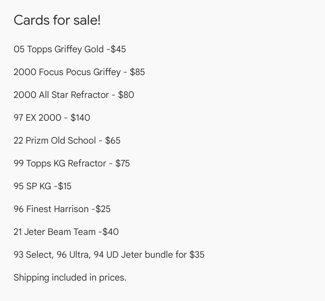 Heirloom Sports Cards tweet media