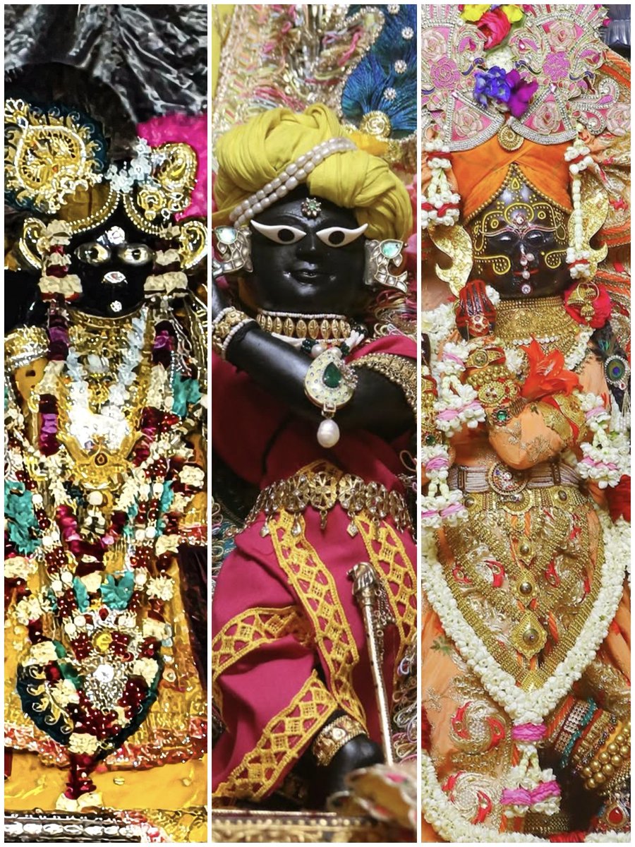 बृज के तीनों ठाकुर के मनमोहक दर्शन 🙇🏻‍♀️