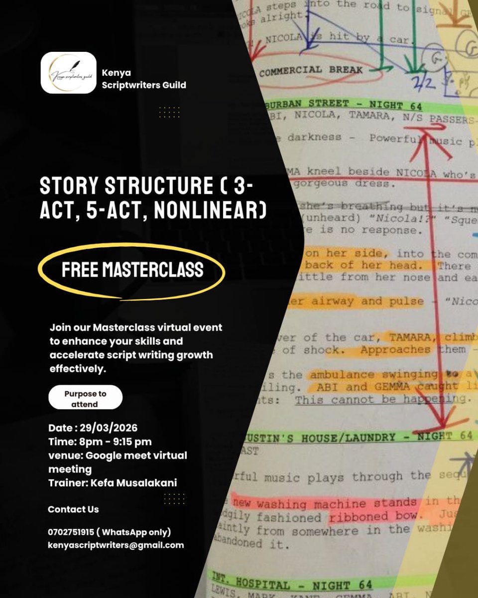 Kenya Scriptwriters Guild tweet media