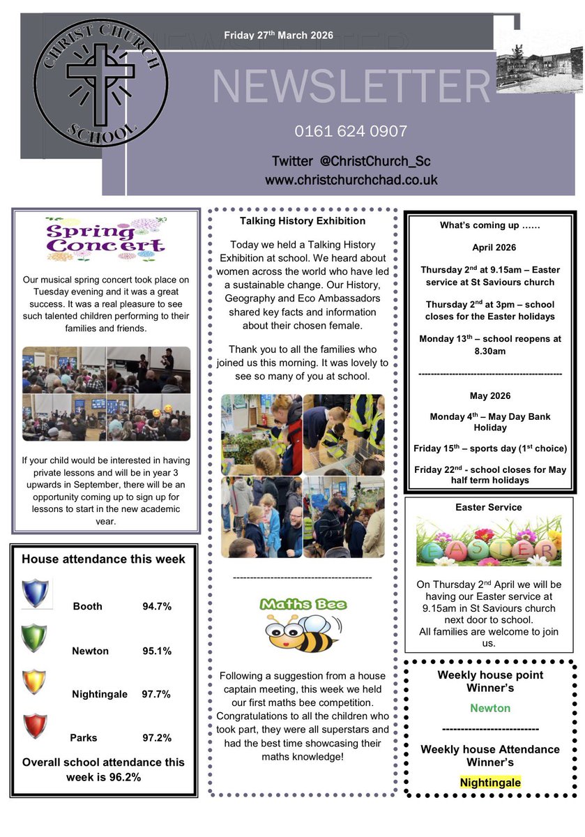 Christ Church School tweet media