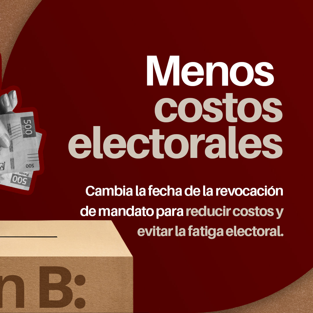 DiputadosMorena's tweet image. El  #PlanB de la Presidenta @Claudiashein es claro, austero, eficiente y con un fuerte sentido de justicia social. Su objetivo es reducir los costos y privilegios que le cuestan al pueblo, así como fortalecer la participación ciudadana. 🗳

#ClaudiaSheinbaum #Morena