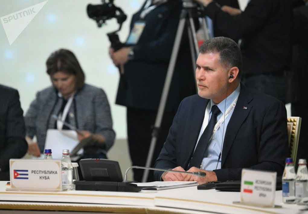 Participa vice primer ministro y Ministro del #MINCEX en reunión del Consejo Intergubernamental Euroasiático, que tiene lugar este 26 y 27 de marzo en Shymkent, República de Kazajstán. #Cuba participa en su calidad de País Observador.