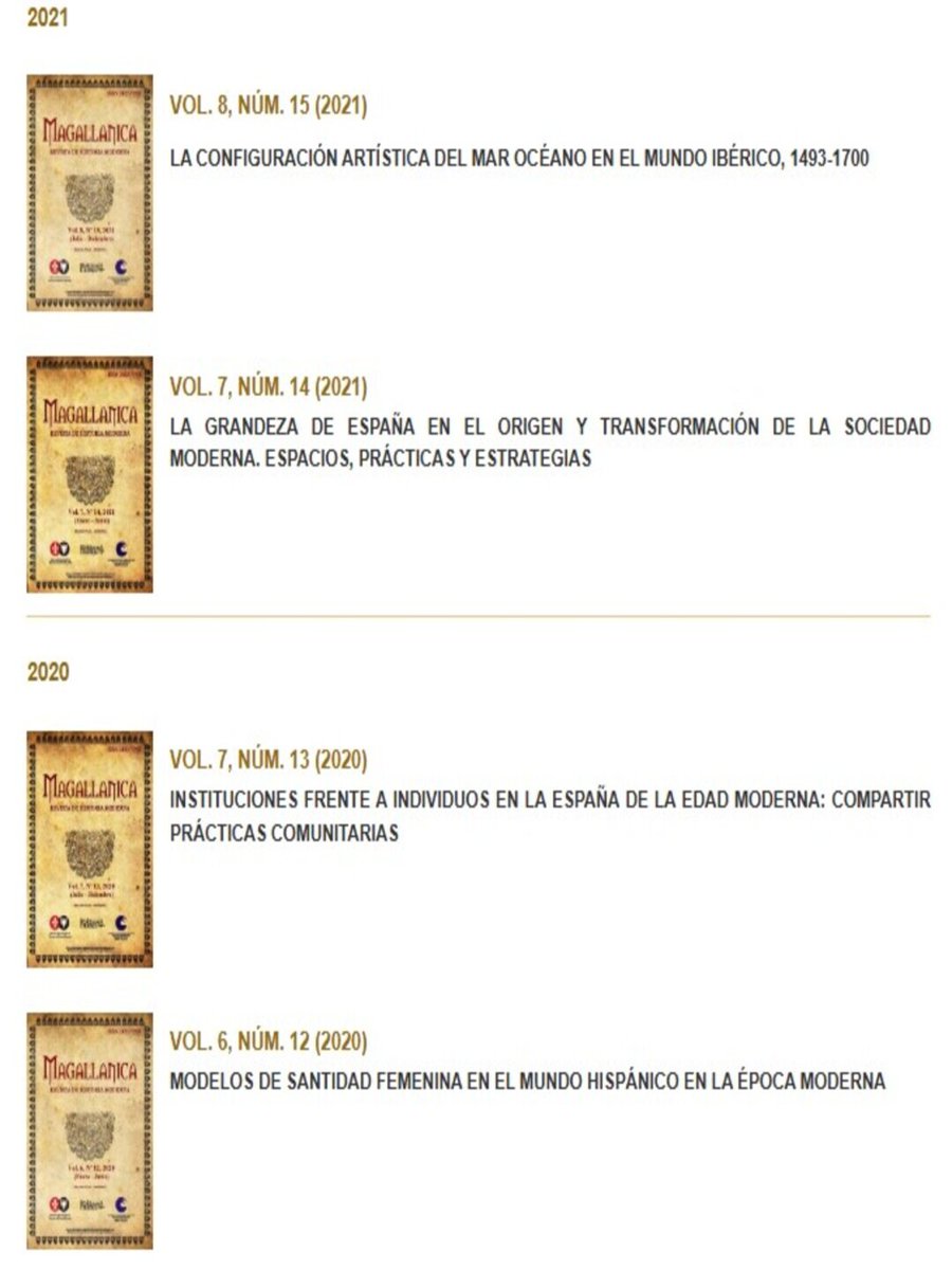 Magallánica. Revista de Historia Moderna tweet media