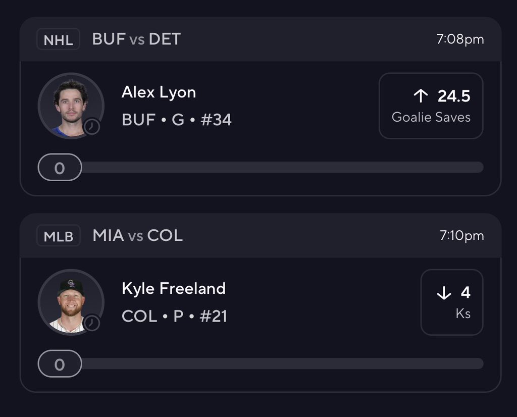 COLLAB WITH <a href="/mj_vintage9/">Vintage MJ</a> ⚾️🏒

#NHL #MLB #prizepicks #underdog #GamblingX #GamblingTwitter