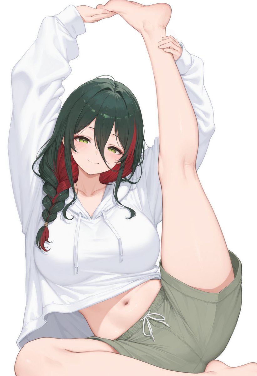 ストレッチ緑子&黄鈴 