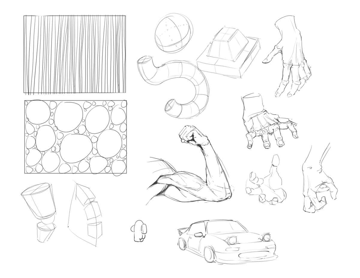 PizzaBlobby's tweet photo. Getting back on the grind 💪
#art #sketchpractice https://t.co/EEY9Fphg4g