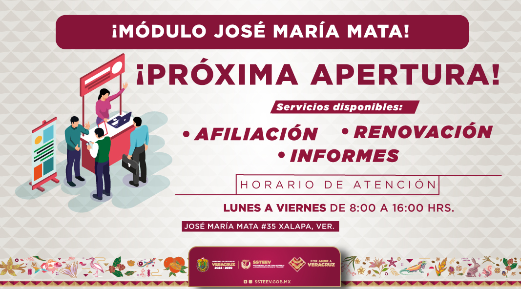 SSTEEV1's tweet photo. 👩‍🏫ESTIMADO DERECHOHABIENTE👨‍🏫 
🟢¡𝗣𝗥𝗢́𝗫𝗜𝗠𝗔 𝗔𝗣𝗘𝗥𝗧𝗨𝗥𝗔!🟢 

🟢MÓDULO DE AFILIACIÓN Y RENOVACIÓN🟢
📍𝗝𝗢𝗦𝗘́ 𝗠𝗔𝗥𝗜́𝗔 𝗠𝗔𝗧𝗔 #𝟯𝟱 
📆Lunes a viernes: 
⏰08:00 Hrs. a 16:00 Hrs. 

𝑬𝑳 𝑺𝑺𝑻𝑬𝑬𝑽 𝑴𝑨́𝑺 𝑪𝑬𝑹𝑪𝑨 𝑫𝑬 𝑻𝑰 https://t.co/6xsfa6teHV