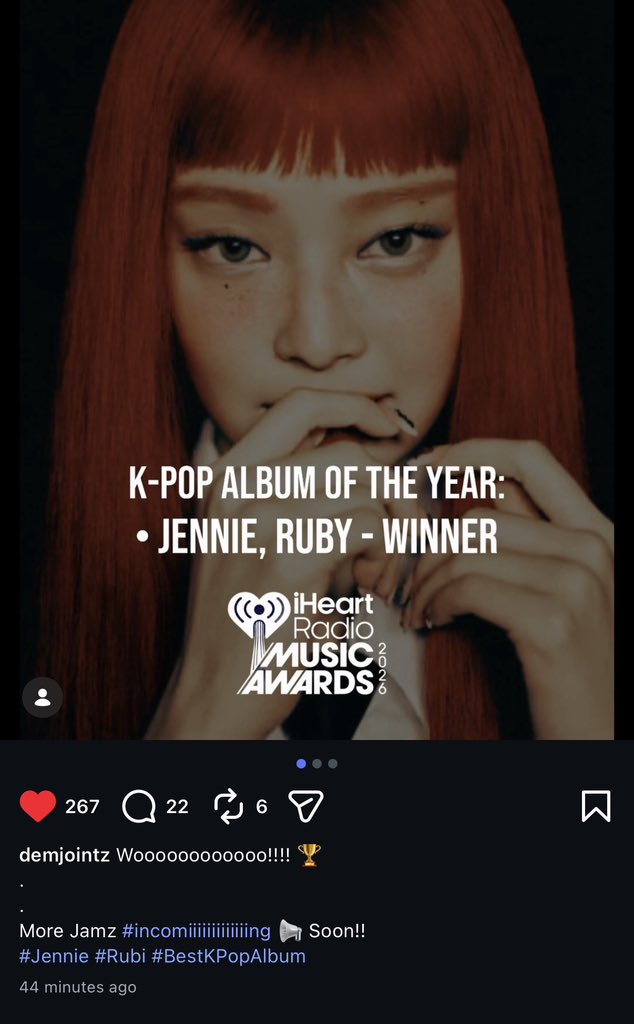 GENIUS9N's tweet photo. Producer Dem Joinz IG update

"K-Pop Album of the year: RUBY, More jamz incoming soon!" https://t.co/Uwa4pk1jvJ