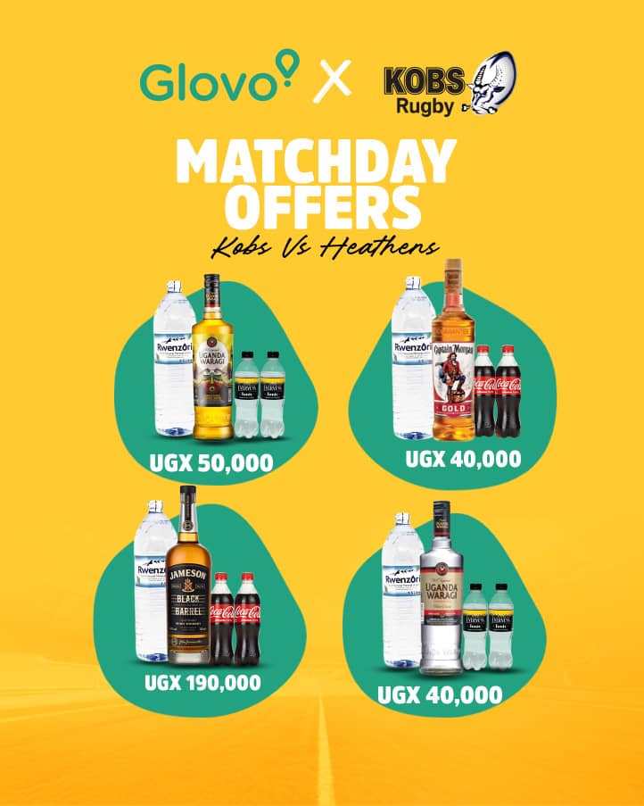 <a href="/GlovoUganda/">Glovo Uganda</a> <a href="/KobsrugbyUg/">KCB KOBs Rugby Club</a> this is fantastic. We just need a speaker and portable foldable chair. I assume we carry our own tumbler
