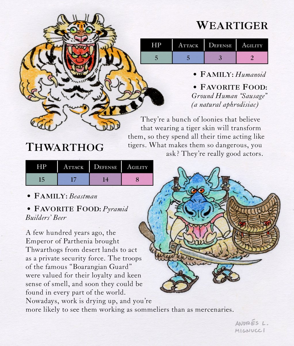 Field Guide Bestiary Some more bestiary / encyclopedia / field guide / handbook type ...