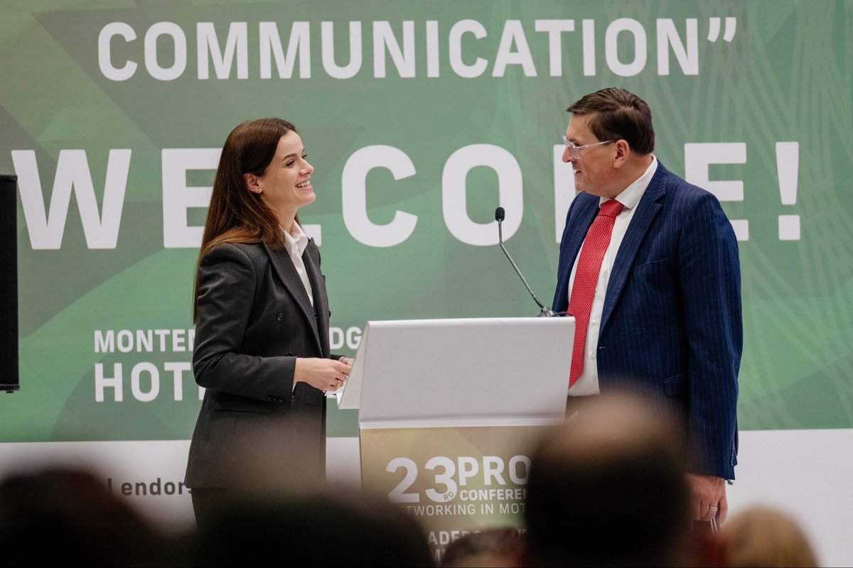 JovanaBojovicc's tweet photo. Druลพiti se sa ekspertima u oblasti komunikacija na 23. #ProPR konferenciji bila je prava poslastica za kraj radne sedmice. #NetworkingInMotion https://t.co/GUHTe2T4Go