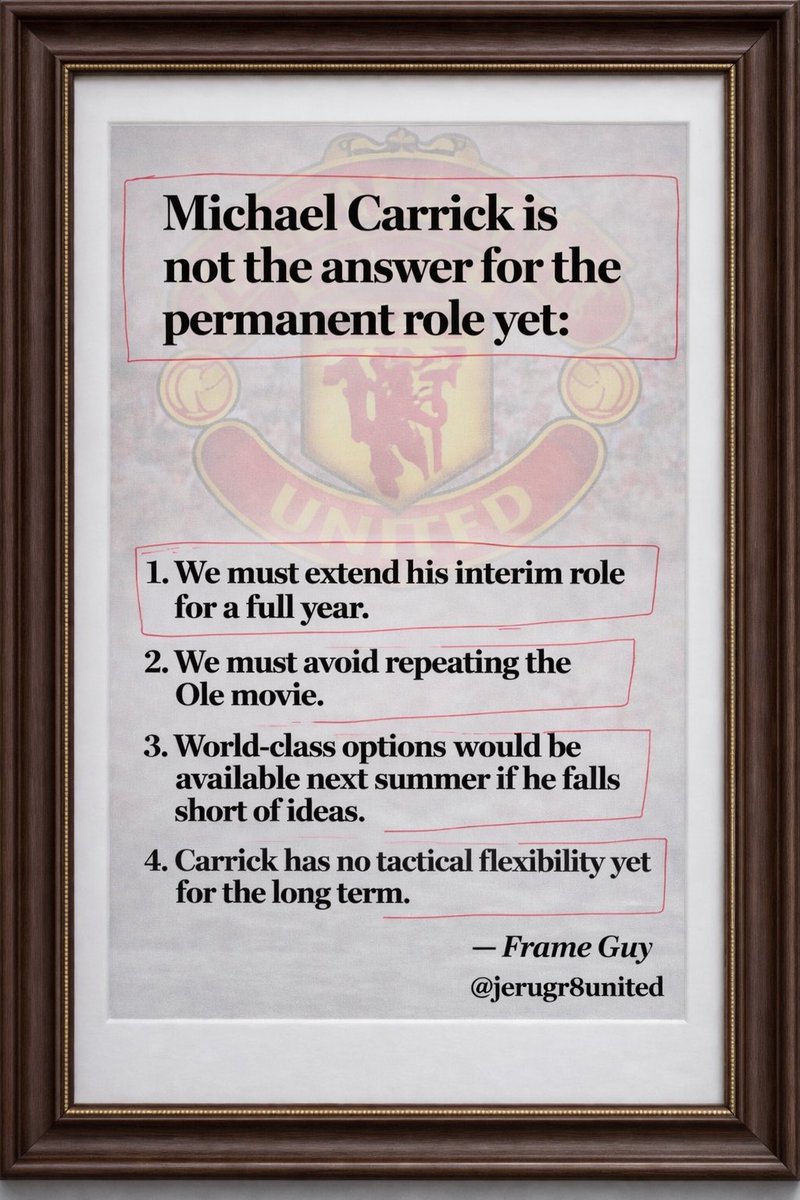 Carrick or Nagelsmann for Man United job?

My honest take on the permanent role👇🏻
#MUFC