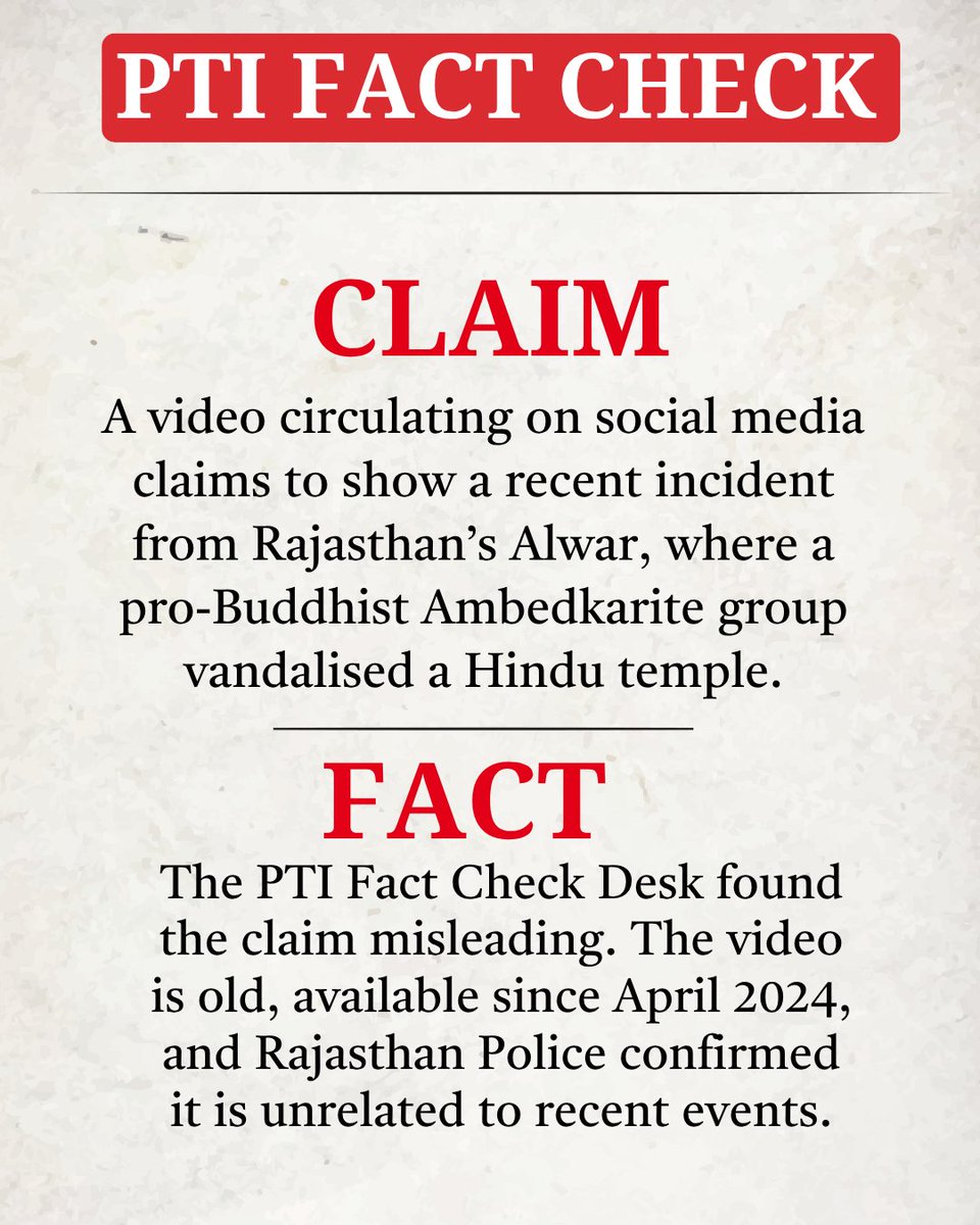 PTI Fact Check tweet media