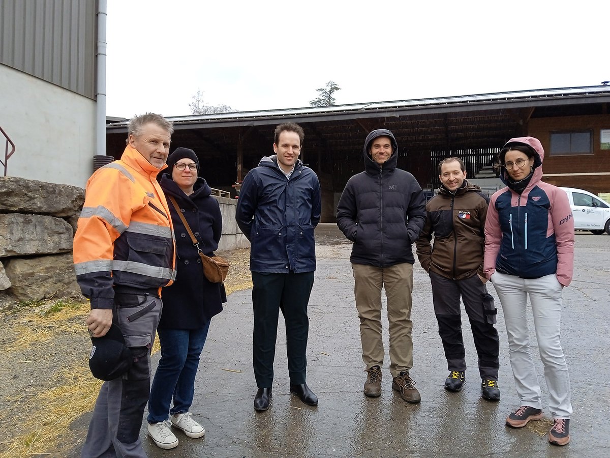 Image de Préfète de la Haute-Savoie - #EnR Carl Accettone, secrétaire général Préfète de la Haute-Savoie, accompagné de la #DDT, de la #DD