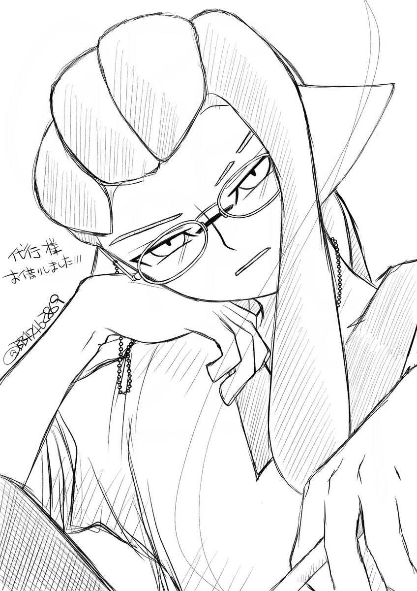 BB47462869's tweet photo. @zigtaro ジグ太郎さんこちらに失礼いたします🙏
代行さんお借りして描かせていただきました…💦これまた簡単絵になってしまい申し訳なく…🙏💦代行さんの雰囲気が出ているとよいのですが…💦ﾊﾜﾜ https://t.co/JYb3gLhDWK