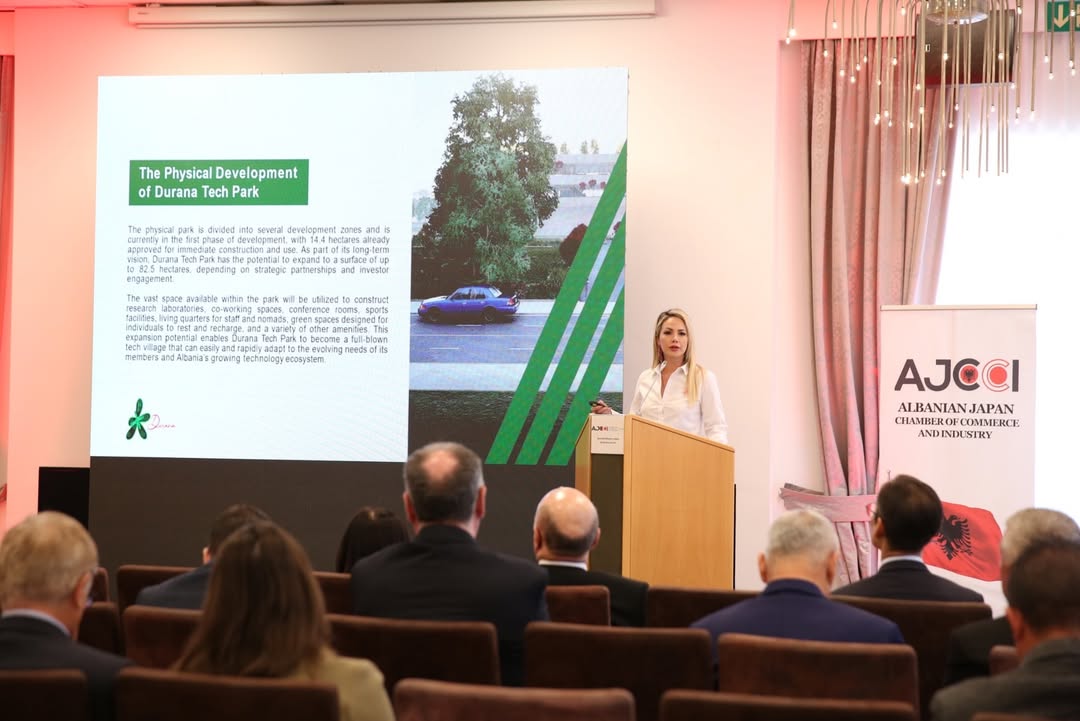 albania_aic's tweet photo. Së bashku me Duranatechpark dhe Asdre në forumin e dytë Shqipëri–Japoni për biznesin, një platformë e rëndësishme që forcon dialogun ekonomik dhe bashkëpunimin mes Shqipërisë dhe Japonisë.

Angazhimi ynë vijon për të mbështetur iniciativa që nxisin partneritete strategjike.🤝 https://t.co/qshdkej79V