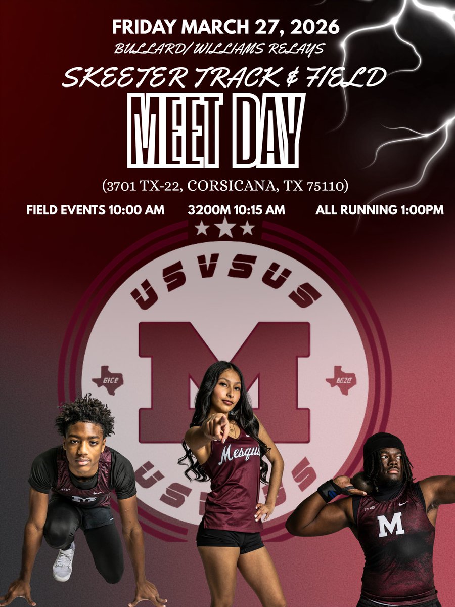 Mesquite High Track tweet media