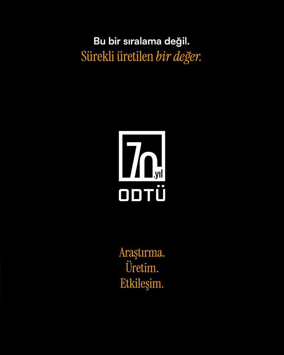 METU / ODTÜ tweet media