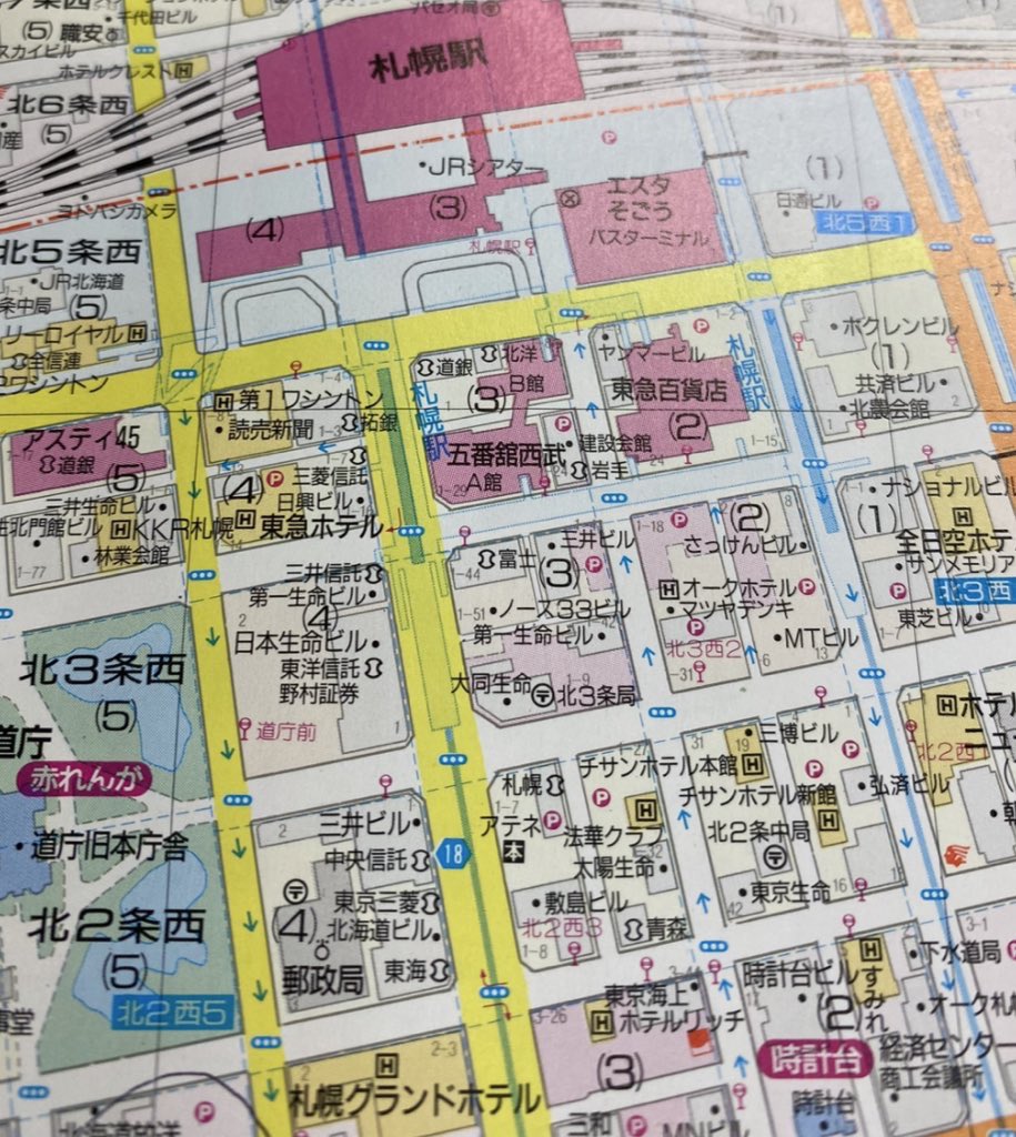 jun20143's tweet photo. 五番舘西武A館とB館があった頃。1993年頃かな。 https://t.co/37GqiPJhdE