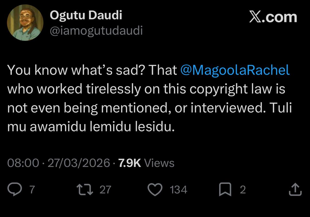 Hon. Rachel Magoola tweet media