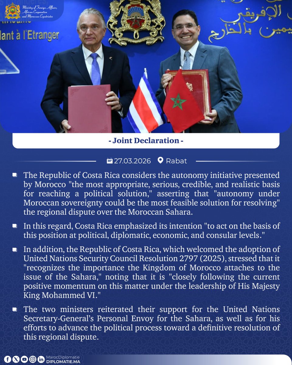 Moroccan Diplomacy 🇲🇦 tweet media