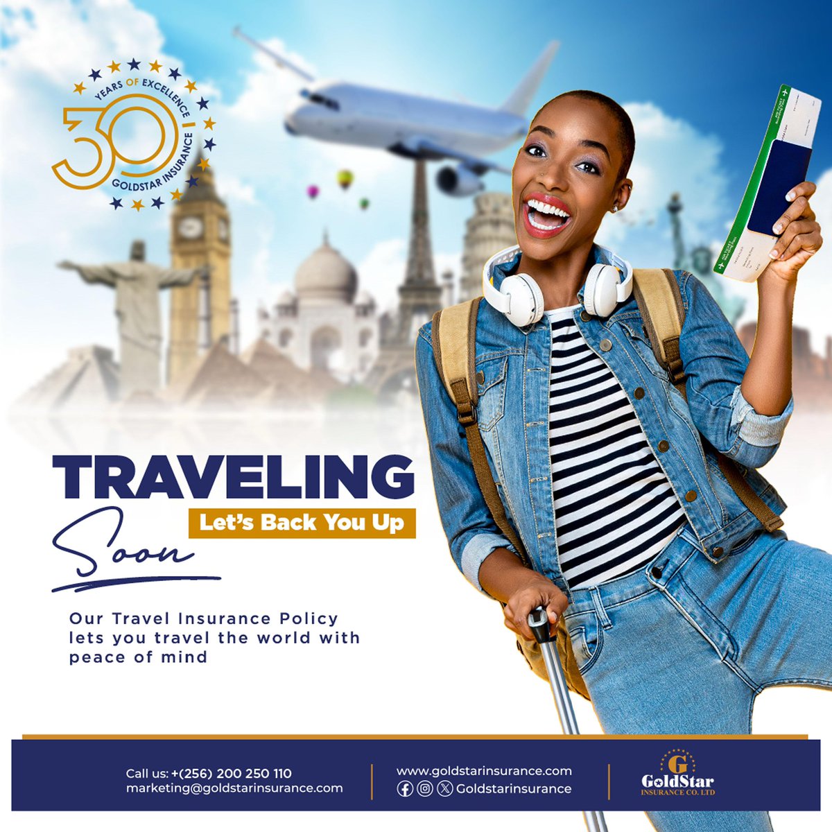 goldstar_gsi's tweet image. Travel delays happen but losing money because of it? Totally avoidable. With Goldstar Travel Insurance, you’re covered no matter what.

Get yours today for as low as 26 dollars and travel with confidence. Click in the link to purchase.👇
payments.goldstarinsurance.com

#TravelSmart