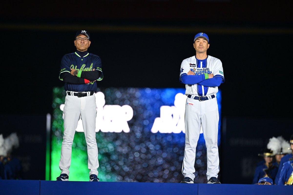 ydb_yokohama's tweet photo. 【開幕セレモニー】『OPENING GAME 2026』

両チームの応援歌をマッシュアップした特別な音楽とともに、試合前からスタジアムが熱気に包まれました！🏟️

セレモニーの様子はYouTubeで公開中！👀✨

動画はこちら
https://t.co/m9gdm3cTl6

#OPENINGGAME2026
#baystars https://t.co/9y3ZlAxUUb