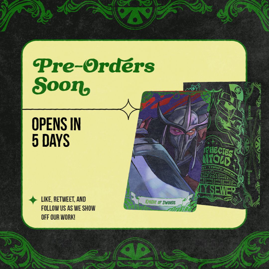 Prophecies Untold ✨ A TMNT Tarot Project 🃏 tweet media