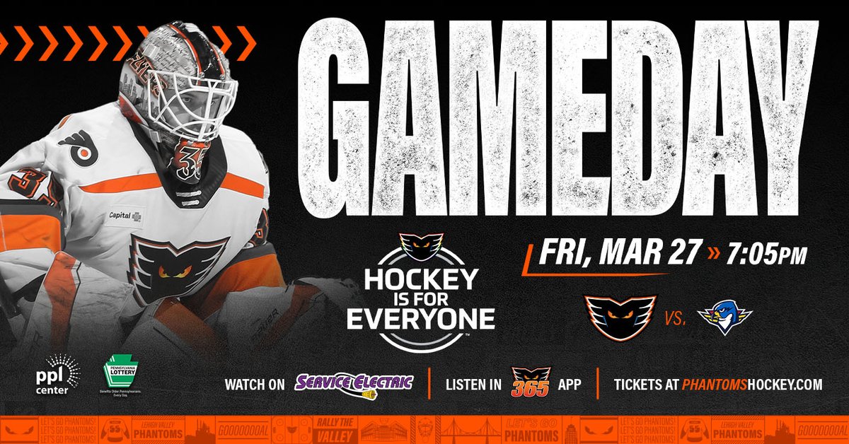 The game belongs to all of us! 🏒🧡 Celebrate Hockey Is For Everyone Night with us.

📍 PPL Center
🚪 6:00PM
🕖 7:05PM
🎟️ticketmaster.com/event/30006306… 
🚗 pplcenter.parkmobile.io