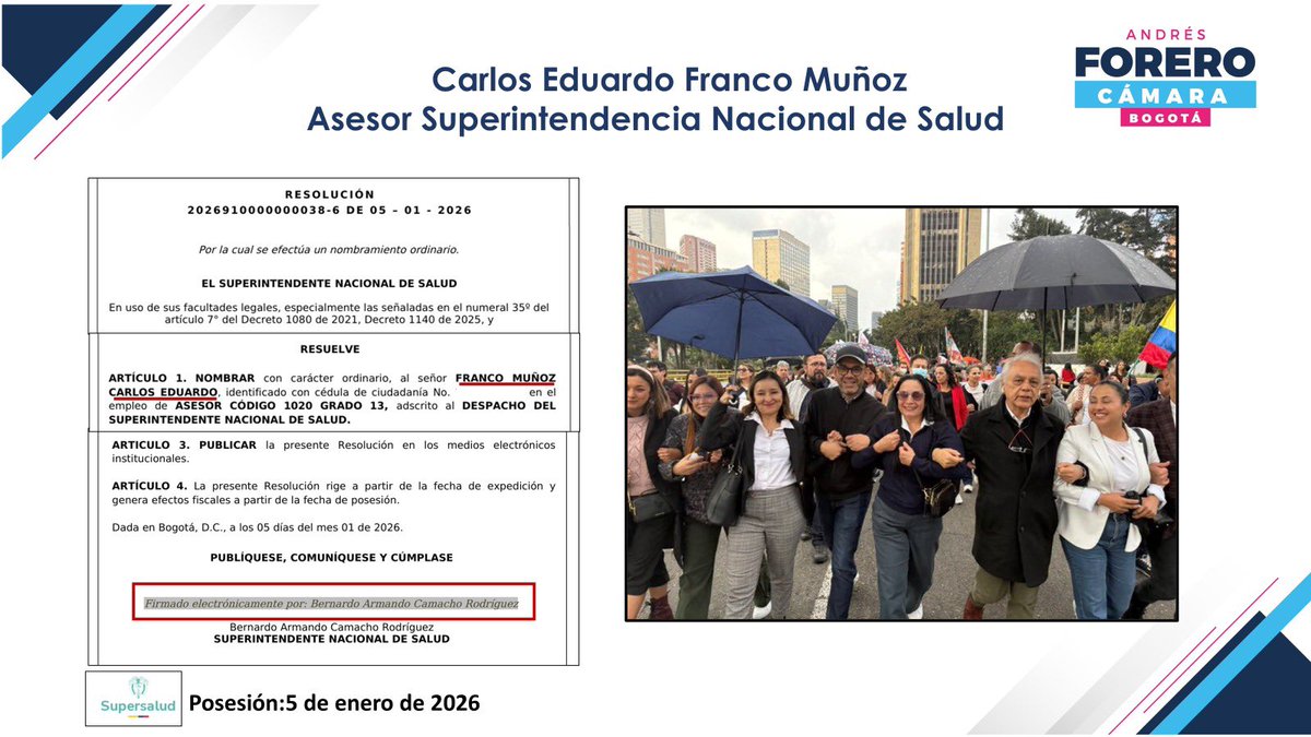 Andrés Forero CD tweet media