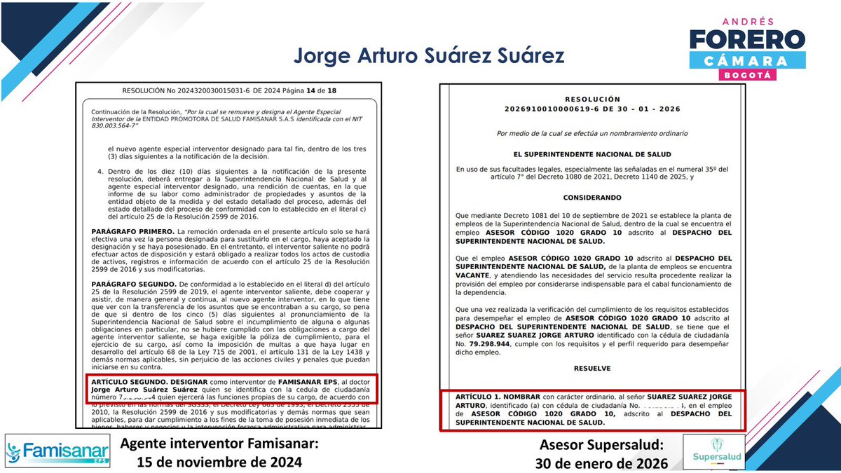 Andrés Forero CD tweet media