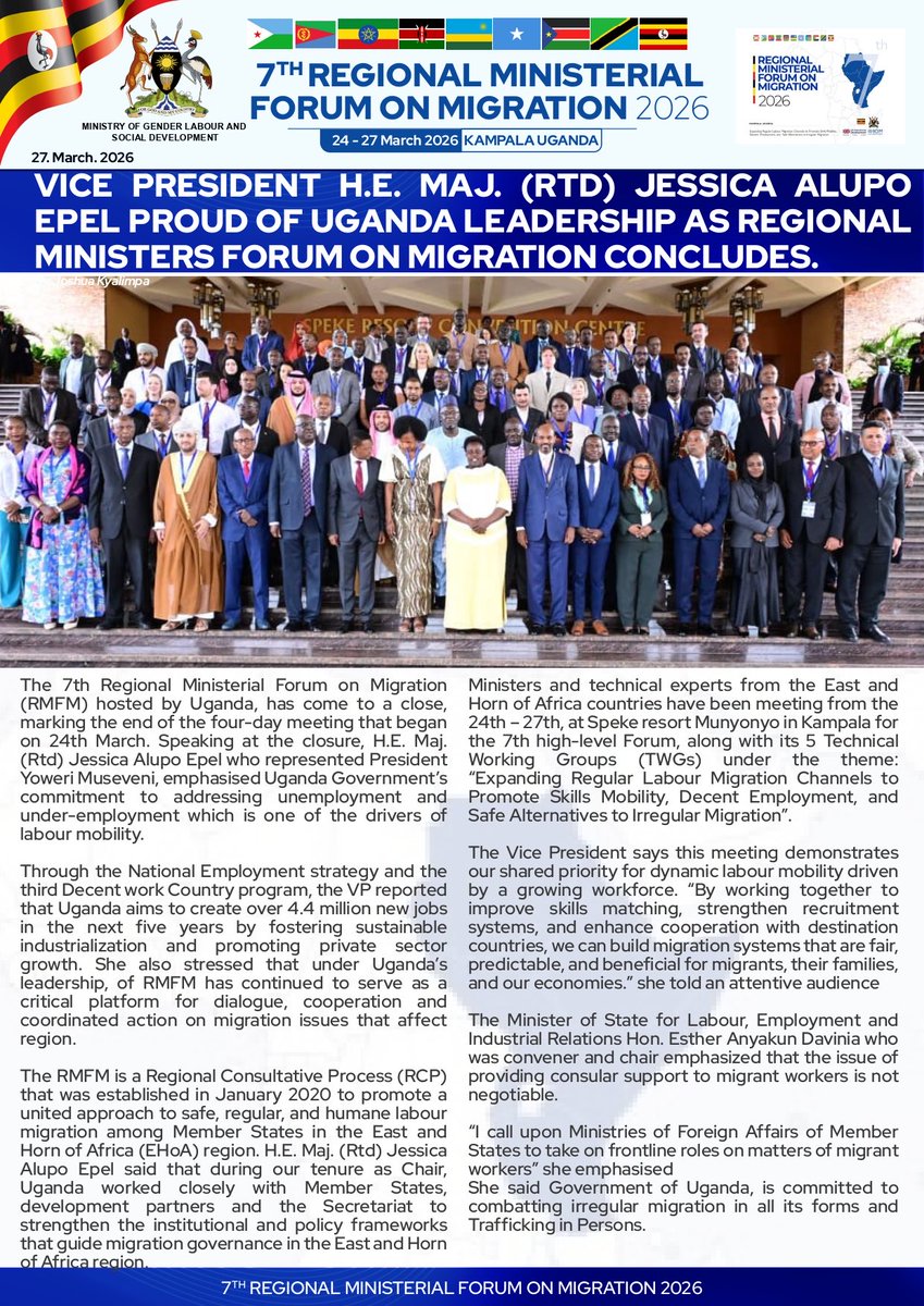 Ministry of Gender, Labour and Social Development tweet media