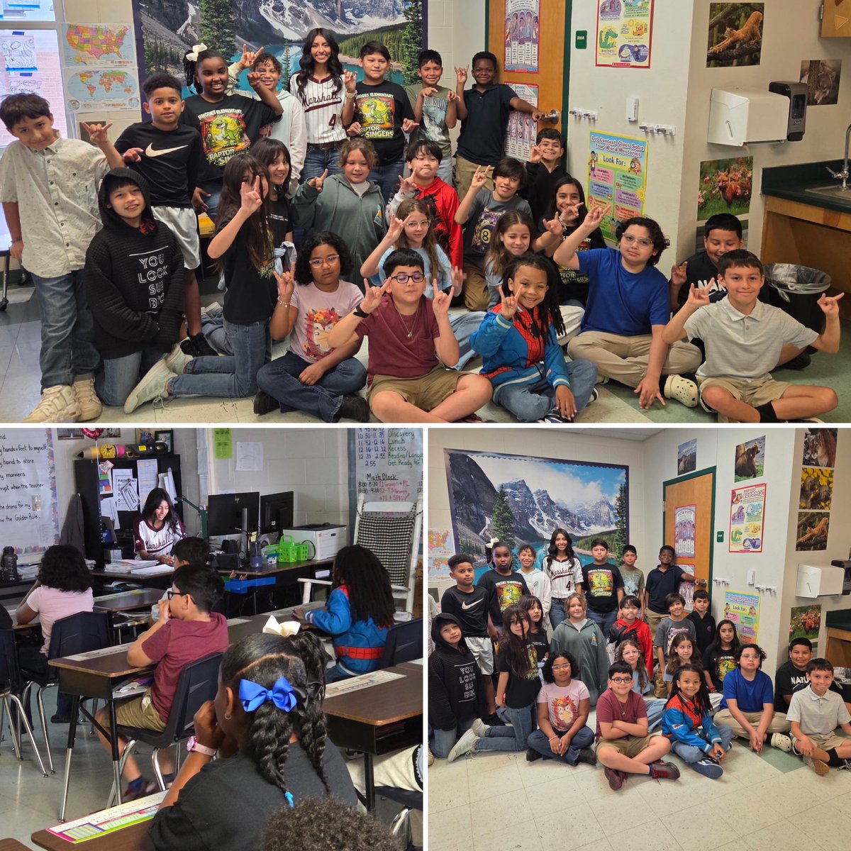 JMHS_Rams's tweet photo. RAMS READ!🐏📚
@RamsGirlsTrack @MRamsSoftball & @Marshall_Rams spent our Friday morning with our #FutureRams at @NISDOHT🦉@NISDThornton♥️ @NISDLeonValley🦁 & @NISDRhodes🦖! #RamsRead #RamFam #RamPride #BeyondTheGame @SA_Sports @NISD_Athletics @NISDMarshall @NISDMarshallLMS https://t.co/iBASJdmYJC