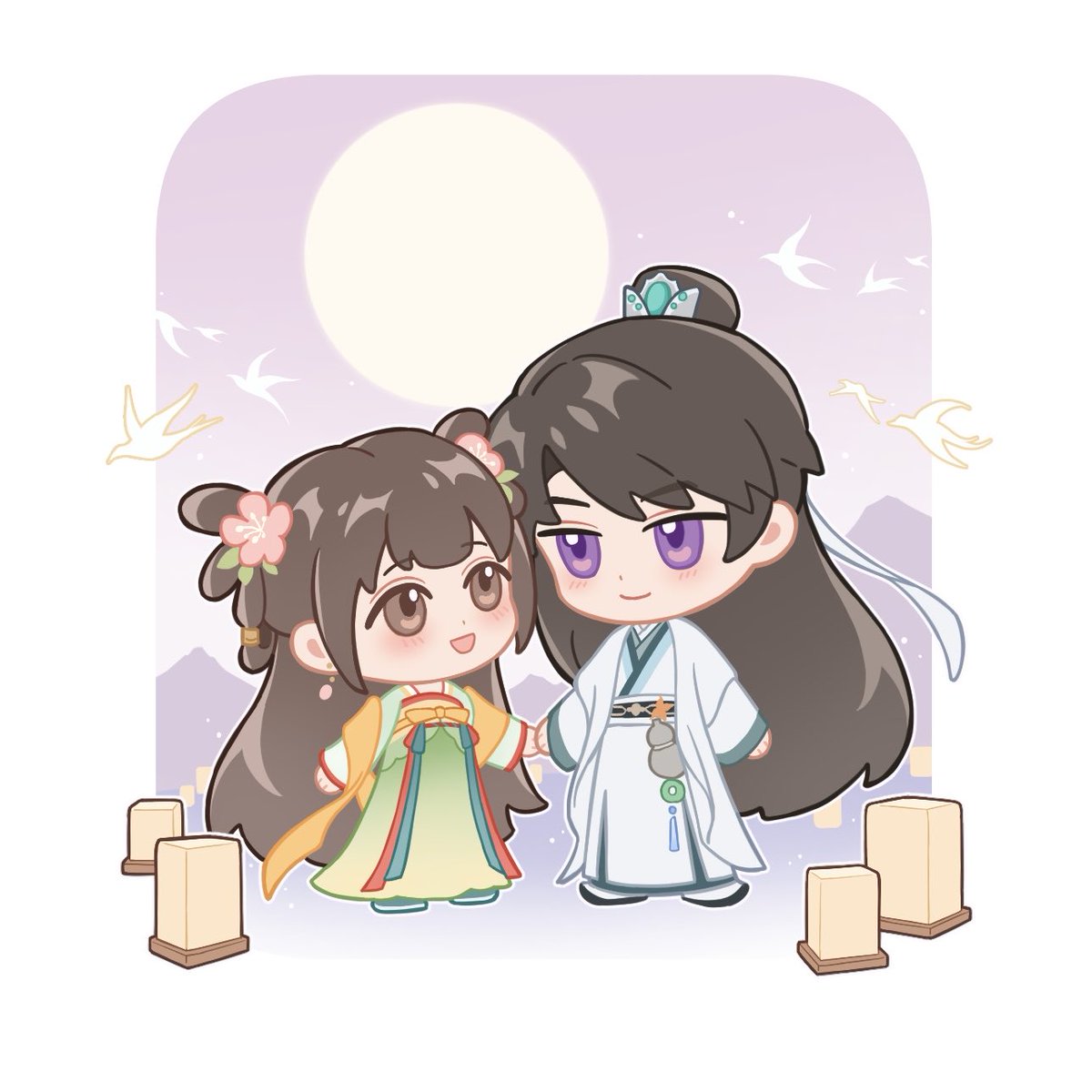 TangShuang9's tweet photo. 🍎🍏「與你約好一雙人 度過剎那百年～」🎵💓🌿🥰

#LoveandDeepspace #Caleb #恋と深空 #夏以昼
#戀與深空 #夏以晝 #恋与深空 #chibi https://t.co/tU9n361eC0