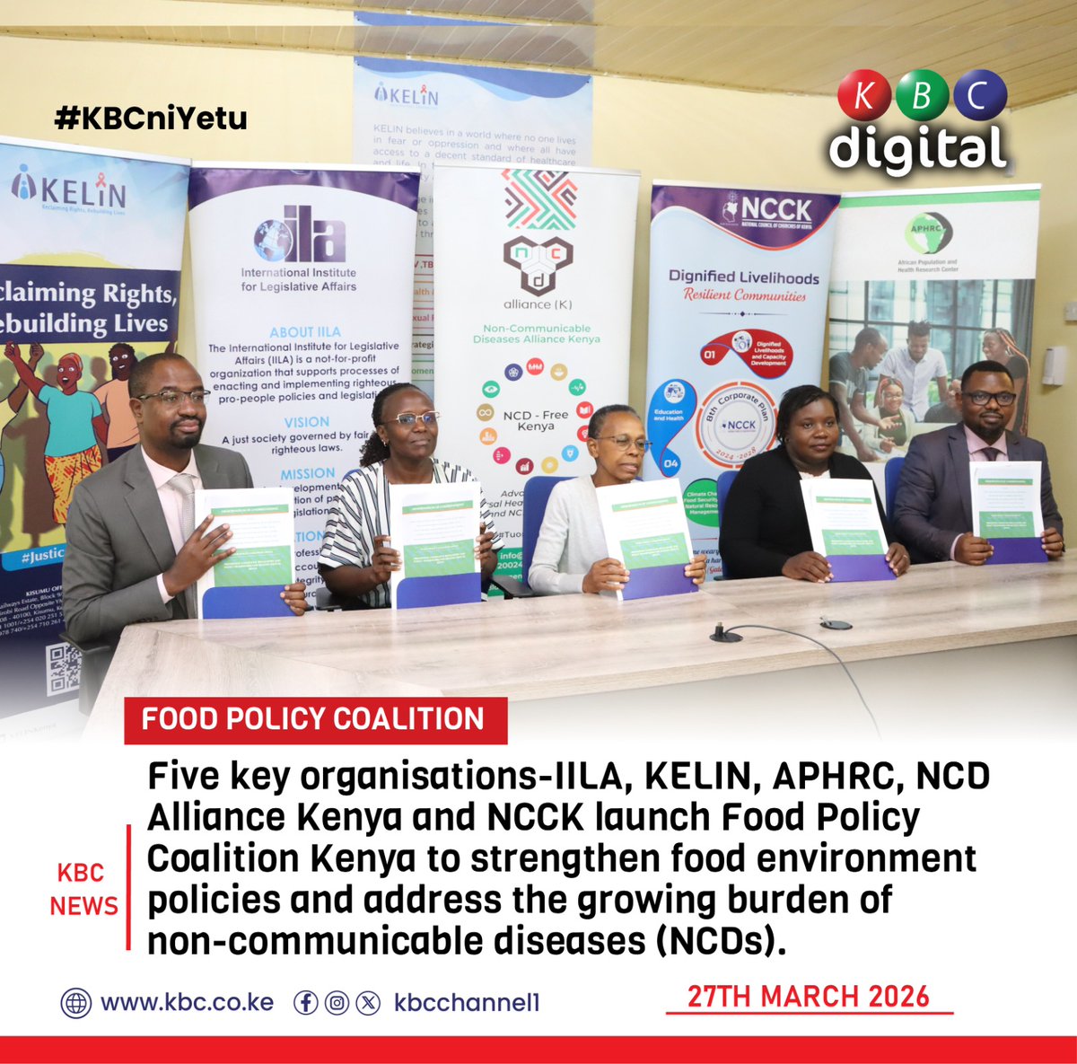 KBC Channel 1 News tweet media