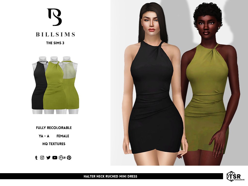 billsims_cc's tweet photo. Halter Neck Ruched Mini Dress
You can get yours now exclusively over at @TheSimsResource!
π The Sims 3: https://t.co/CW2Uyn5CcR
π The Sims 4: https://t.co/4cCa14KFWS
#thesims3 #thesims4 #thesims3cc #thesims4cc https://t.co/rptZzL64Fa