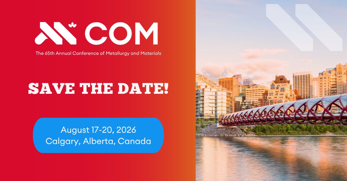 Metallurgy and Materials Society of CIM tweet media