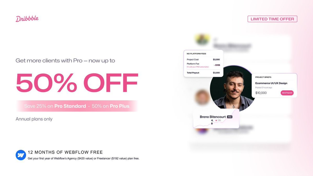 Dribbble tweet media