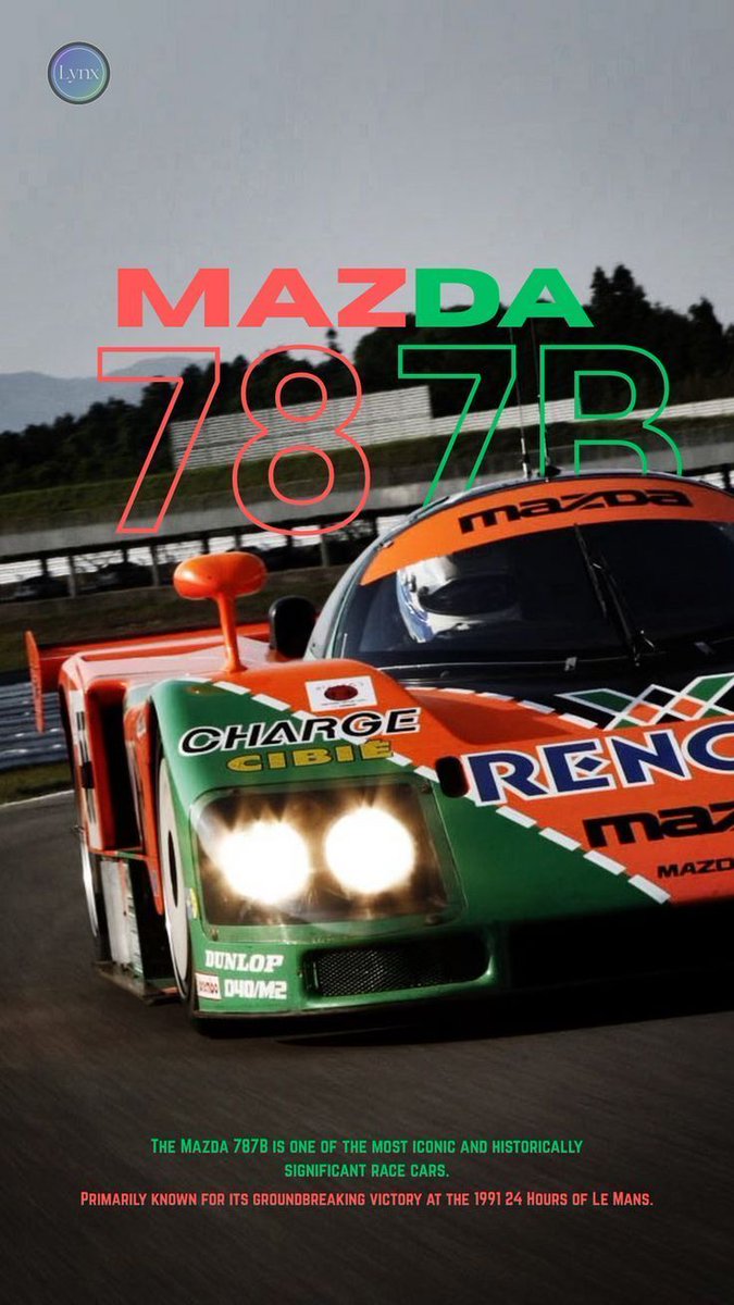 Retromania4ever's tweet image. 🎏🇯🇵🎏 The 1991 #victory of the #Mazda 787B at the 24 Hours of #LeMans.
