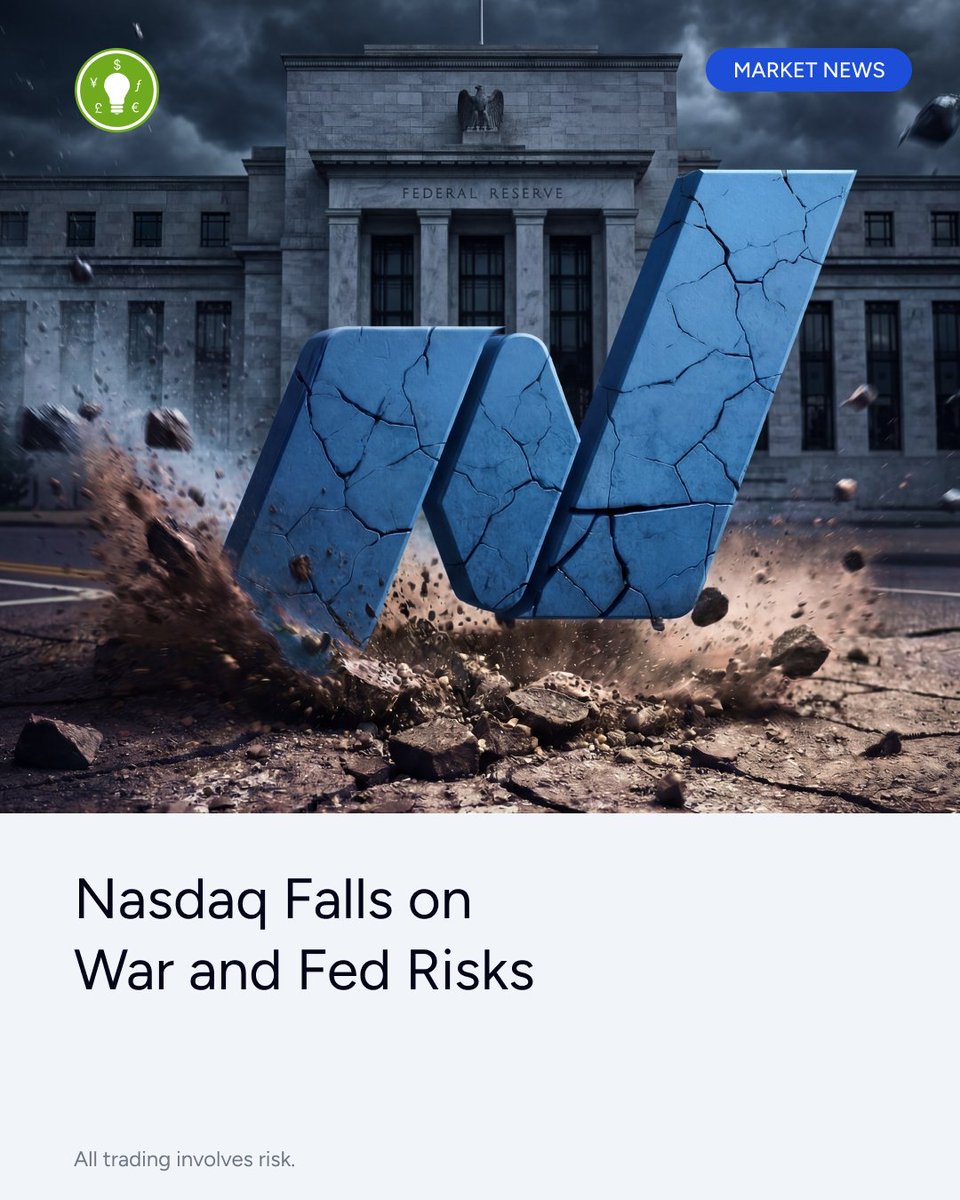 ThinkMarkets_EN's tweet image. The Nasdaq 100 has tipped into correction territory.

Iran tensions, a hawkish Fed, and a tech sector under pressure are all converging at once, just as Q1 2026 earnings season kicks off.

Full analysis here: go.thinkmarkets.com/4lXGwuH

#nasdaq #nas100 #techstocks #marketanalysis