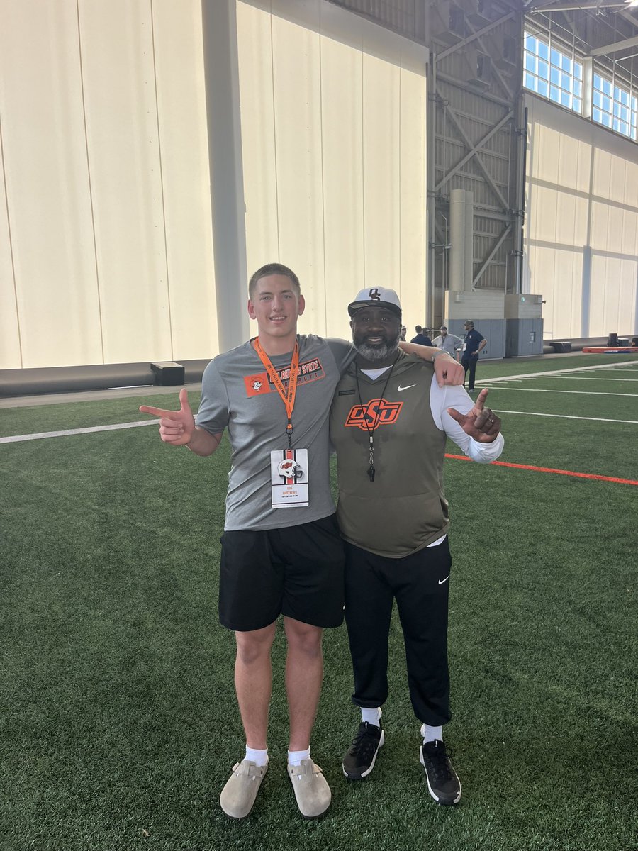 GusGmatthews's tweet photo. Thank you @AndrewLee_CFB for the invite me and my family had an amazing time!  

@CoachGRichDL  @__CoachMorris https://t.co/1S7MtIUAhh