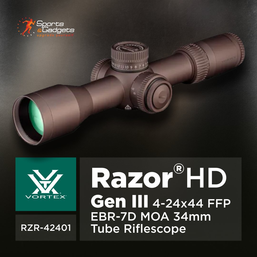 SportsandGadget's tweet image. #VortexRazor HD Gen III 4-24x44 (RZR-42401) 🔭

FFP EBR-7D MOA reticle, HD Optical System, L-Tec+ Zero System, and compact rugged design.
Official dealer in US, Canton, MA. Free Shipping or Fast 2 Day Shipping.

sports-and-gadgets.com/collections/ne…

#VortexOptics #PremiumRiflescope #Sports