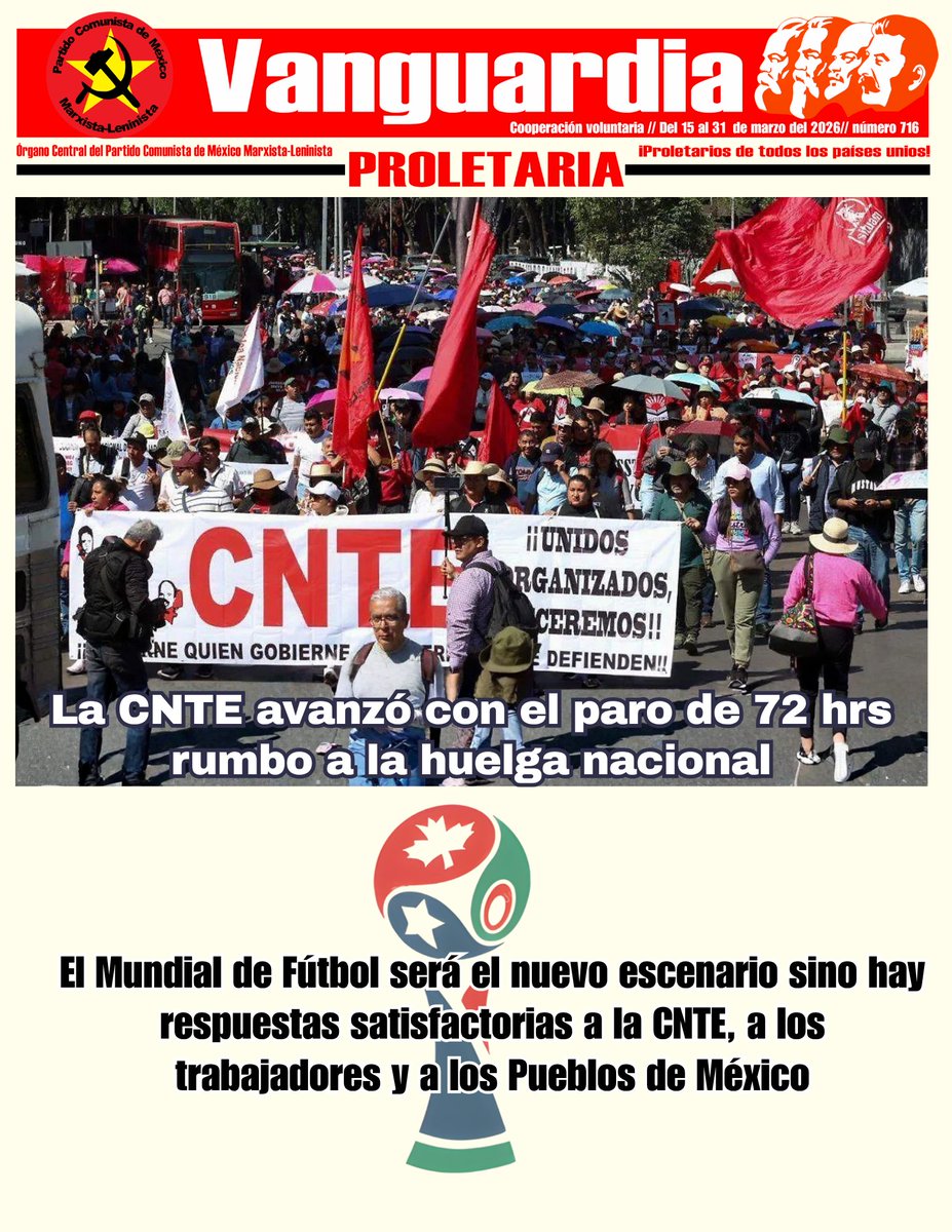 Partido Comunista de México (m-l) tweet media