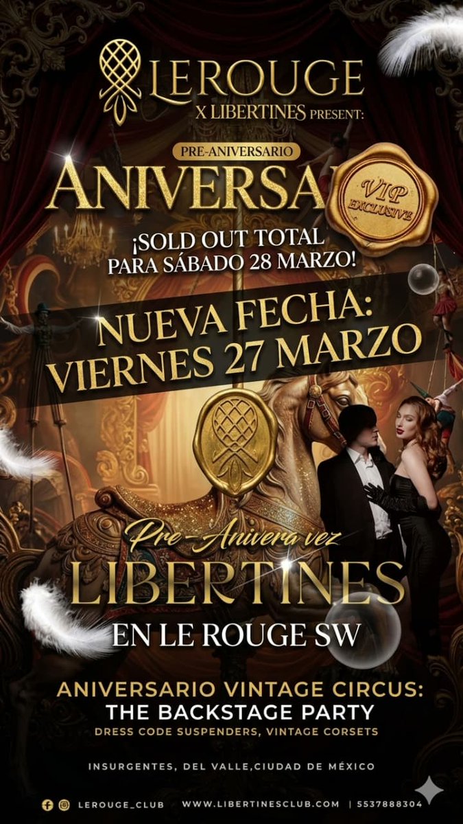 SWINGER CLUB MÉXICO Libertines tweet media