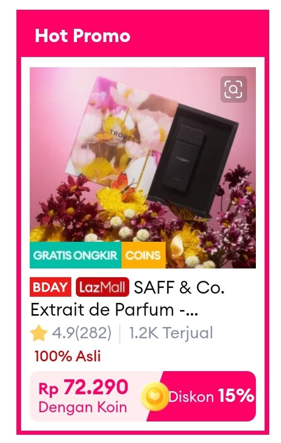Saff &amp; Co. Troupe cuma 73 ribuan
s.lazada.co.id/s.Z6JlXI?cc&t=…

pake voc 36k (check in &amp; win)

akun wangi bisa dapet voc 50/100
klik akun > pilih game "check in &amp; win"
s.lazada.co.id/s.Z6JRUT?cc