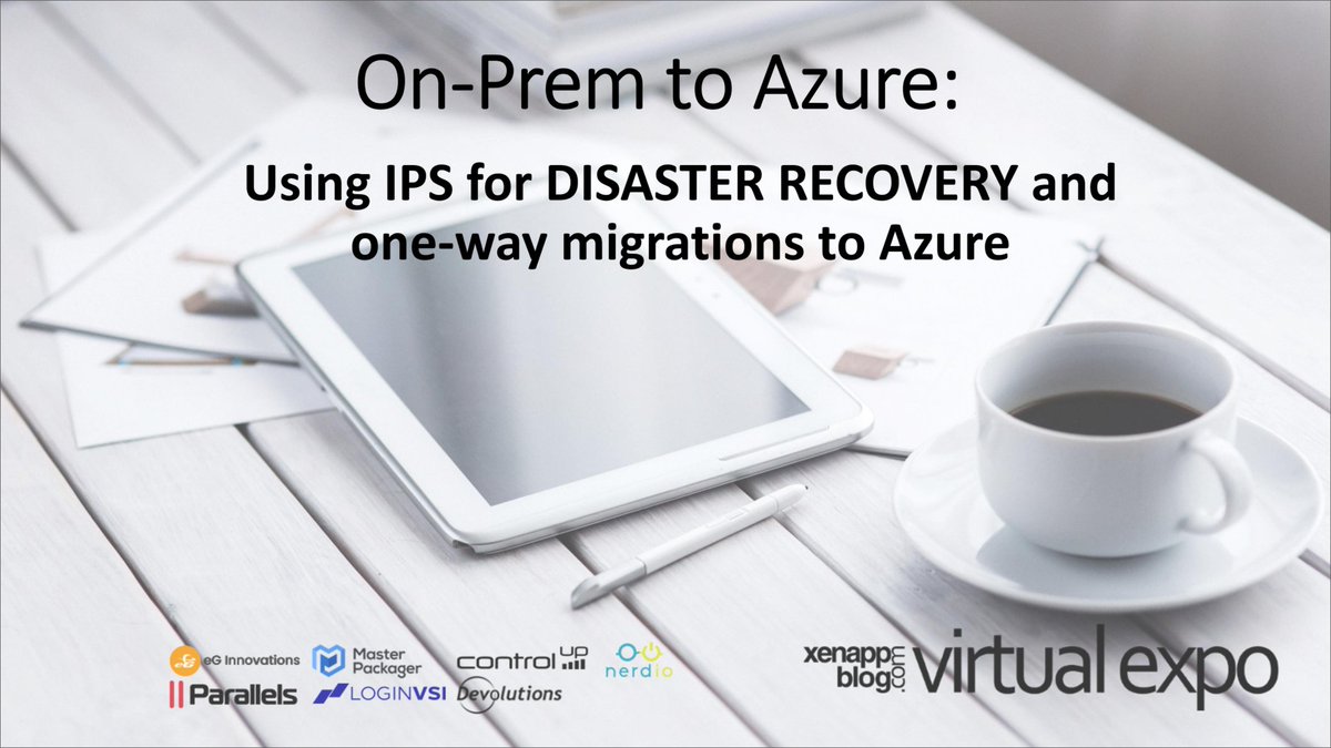 xenappblog's tweet image. Now Jeff Riechers at #virtualexpo @Citrix On-Prem to @Azure This is going to be amazing. Come join us and get tons of great content.
register.gotowebinar.com/register/23679…