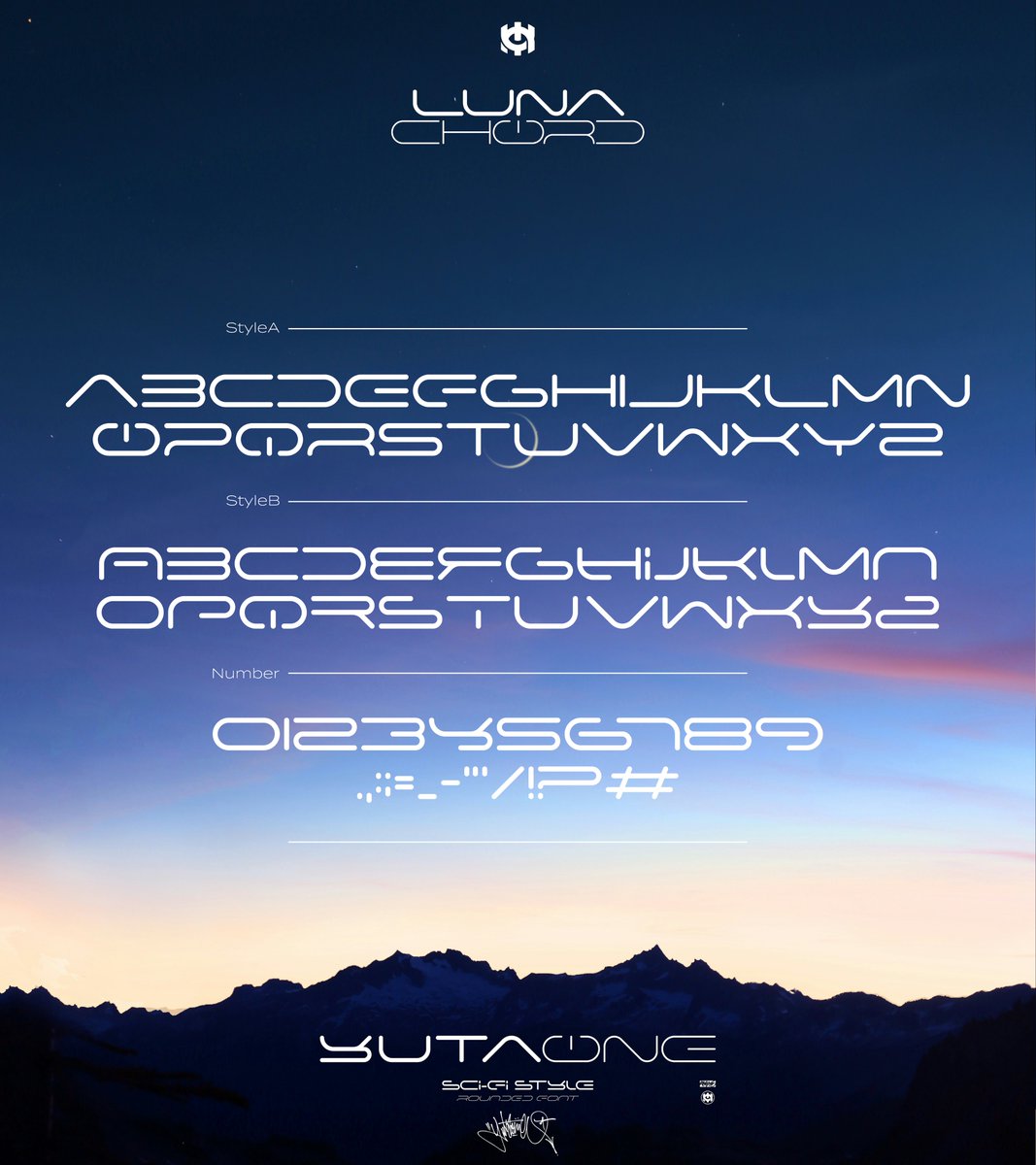 ゆうたONE｜ロゴと無料フォント tweet media