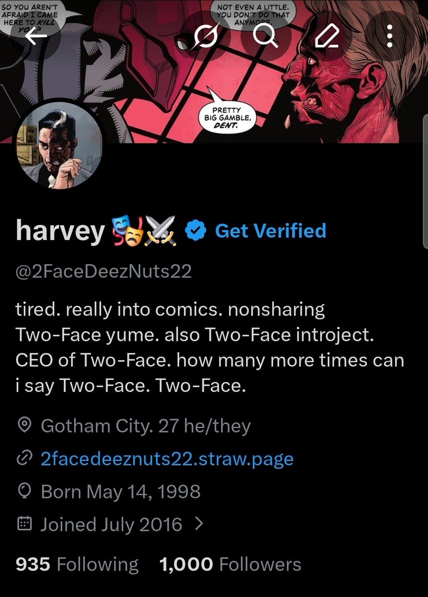 harvey 🎭⚔️ tweet media