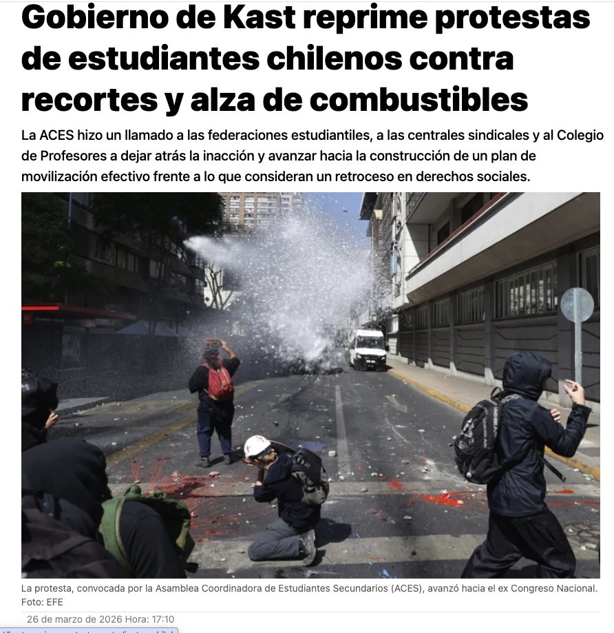lgougain's tweet image. Estudiantes de organizaciones universitarias y de secundaria marcharon por el centro de Santiago para protestar contra "las políticas educativas del gobierno de  Kast"

eso es muy suave...

La realidad es
#ProtestaContraKast
#ProtestaContraKast
#FueraKast
